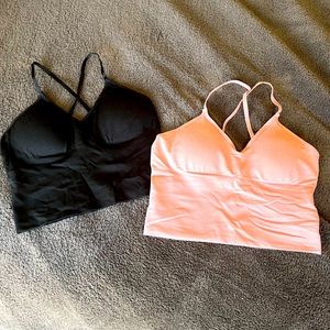 Women’s (2) Longline Bralettes, Size: S/M